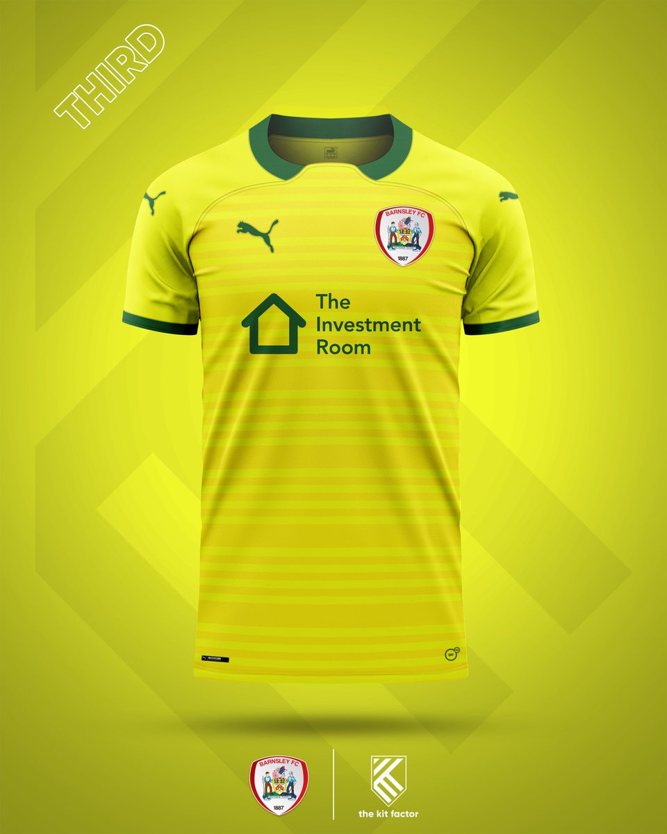 thekitfactor's tweet photo. It’s that time of year again!
Here are my home, away and third shirt concepts for @BarnsleyFC using something old, new and borrowed.
Let me know what you think and which club you’d like to see next.
#bfc #barnsley #tykes #shirts #kit #thekitfactor #concept #home #away #third https://t.co/vxWFMynuaX