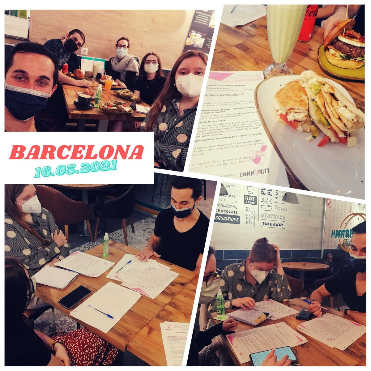 ArcoForum's tweet photo. El pasado domingo 16 de mayo conmemoramos el Día Internacional de la #Convivencia en #Paz 🕊️ celebrando dos Encuentros de Scriptural Reasoning 📚simultáneamente en Barcelona y Madrid como parte de la campaña #YouthCreativeCommunity del proyecto europeo @CommUnity_EU 👏👏👏 https://t.co/LF4mUyzQ14