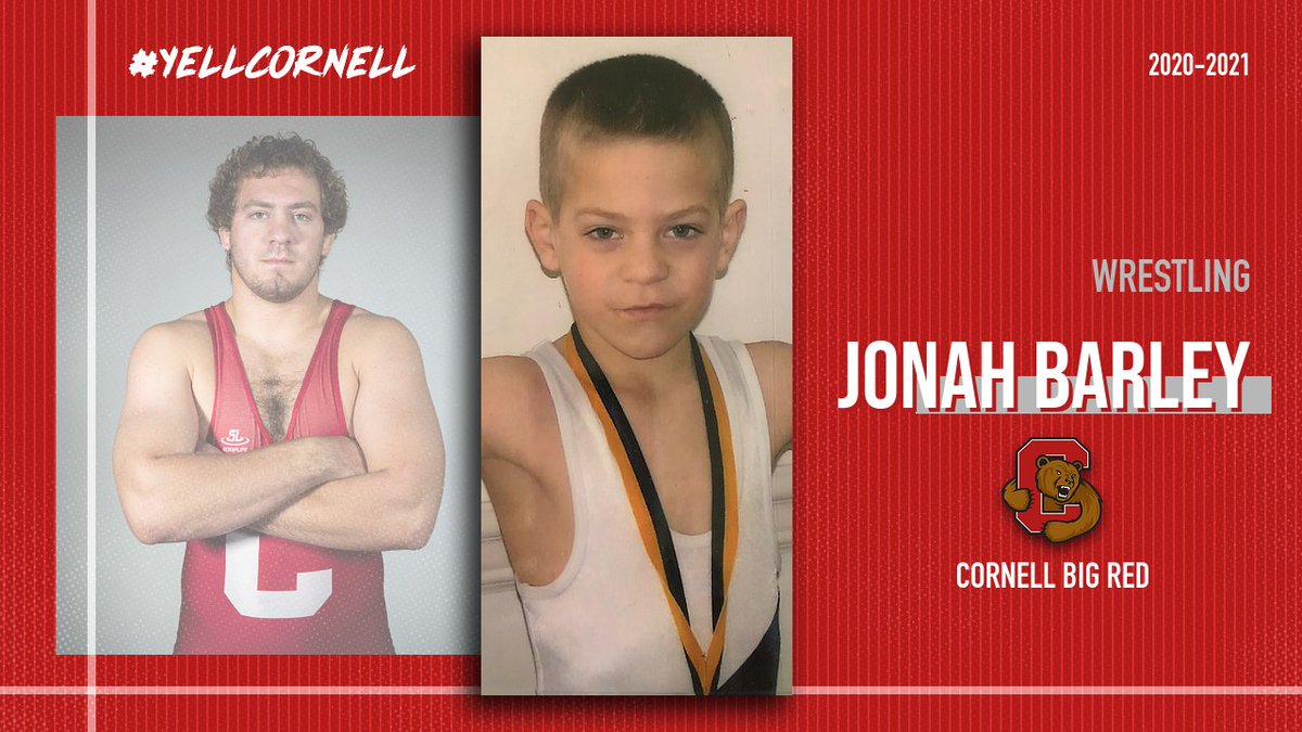 We honor the Big Red Class of 2021.

Jonah Barley, <a href="/BigRedWrestling/">Cornell Wrestling</a> 

Favorite Cornell memory: "Our home wrestling match when I was given the great honor of putting on the red morph suit and getting to be redman."

#YellCornell