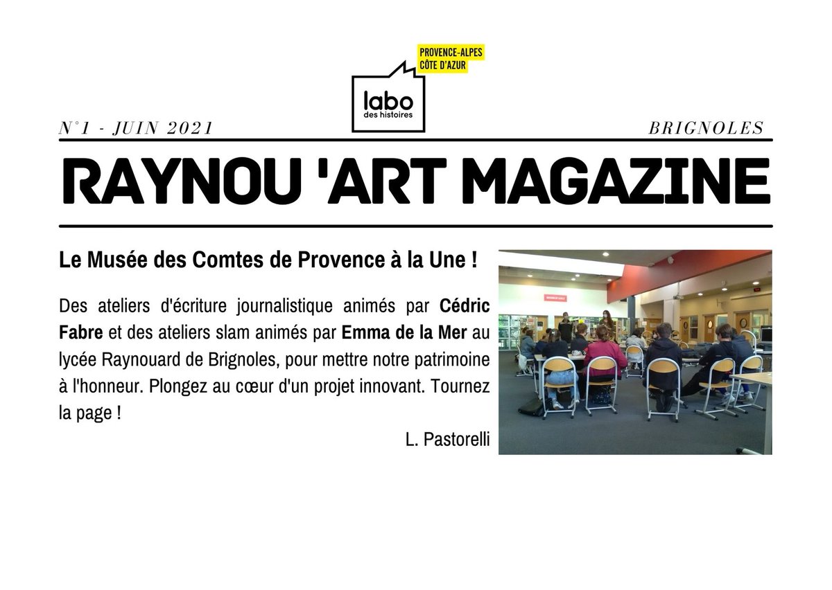 Labo des histoires Provence-Alpes-Côte d'Azur tweet media