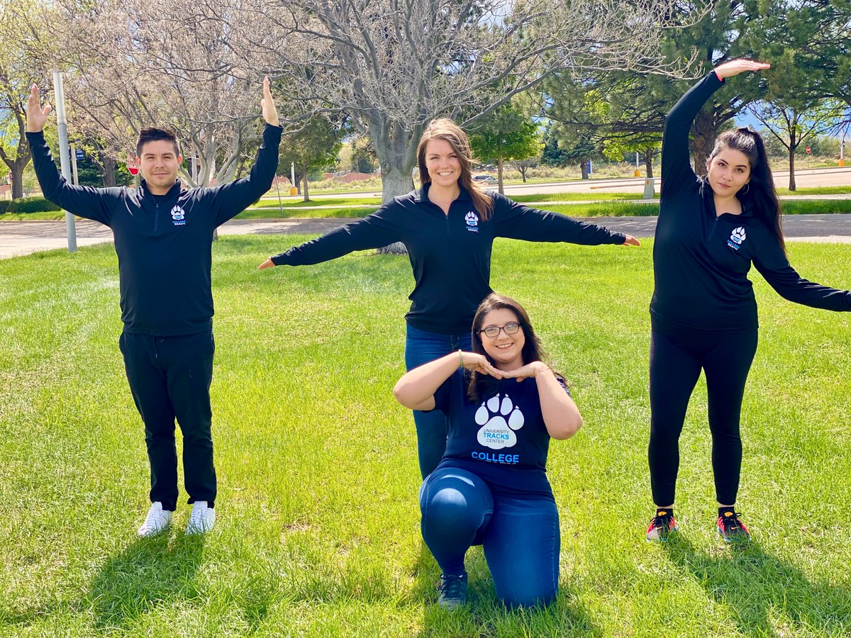 district60utc's tweet photo. Just a friendly reminder that your UTC is here and excited to help you over the summer! Also, meet some of our team members, from left to right, Andres, Lacey, Perla, and Dolores! #collegeready #utc #pueblo #district60utc #district60 https://t.co/zq7SqCJVgY