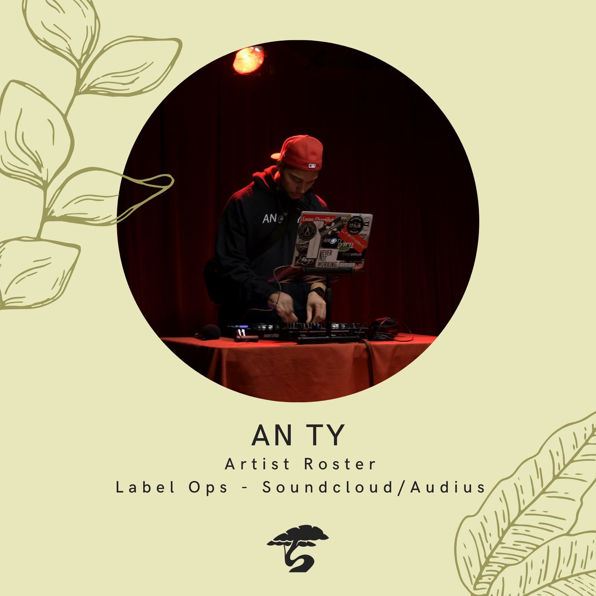 bonsaicollct's tweet photo. Meet the talented @AN_TY_ - Bonsai roster artist + the man behind our Soundcloud &amp; Audius. 

“If my art doesn’t stir an emotion inside you, then I’m not doing my part.” https://t.co/dZuvW2HEEn