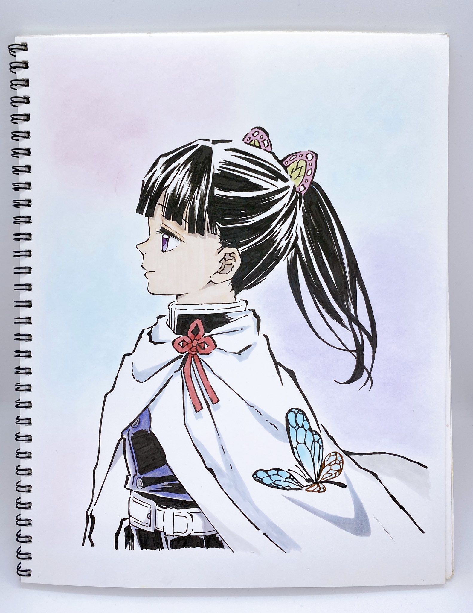 Shinmu 栗花落カナヲ誕生祭21 栗花落カナヲ生誕祭21 好きなカナヲちゃん2枚で迷ってアイキャッチの カナヲちゃんを描きました 今回も背景だけパステルです カナヲちゃん お誕生日おめでとう 鬼滅の刃 鬼滅の刃イラスト アナログイラスト