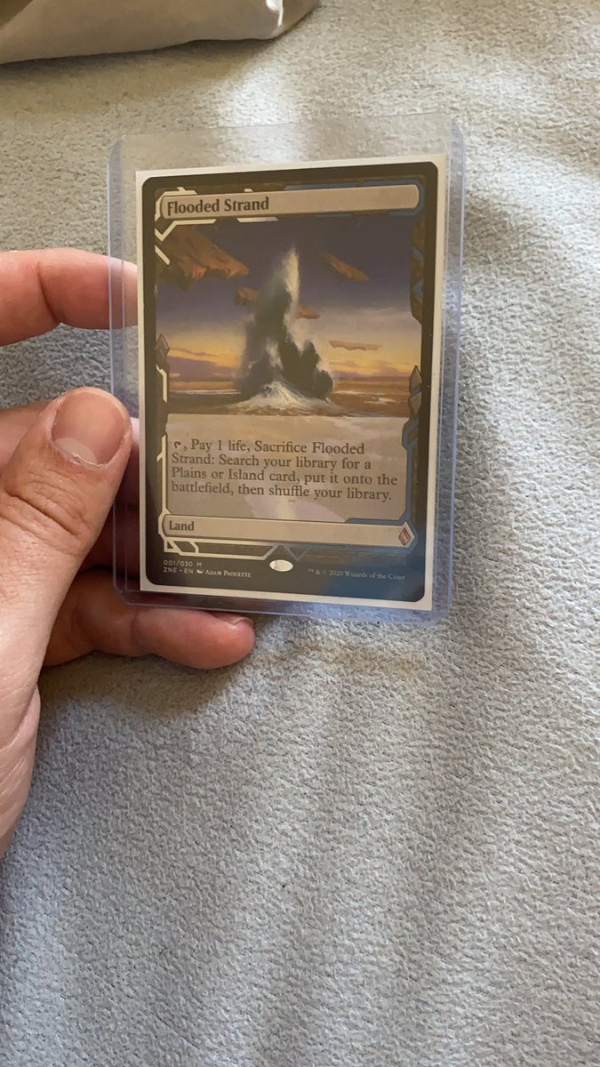 EvtheMage97's tweet image. So seems like I’m giving away a copy of Flooded Strand Zendikar Rising Edition😁 Same as other giveaways Like Follow and Retweet and end of the month I’ll pick a winner. Don’t worry about where you are I’ll still send it to you 

#mtg #MTGMH2 @maechael1916 @Coach_J_Ro @thejesguy