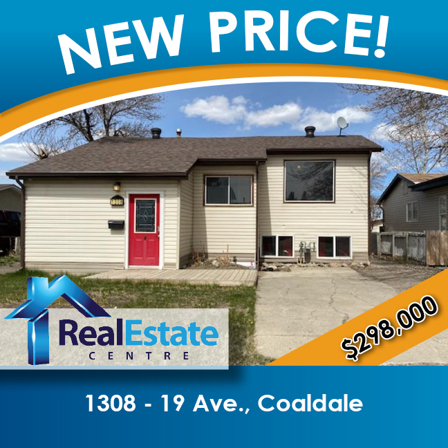 New PRICE!
🏠 1308 19 Avenue Coaldale, Alberta T1M 1A3 - MLS® A1101148
👇 For full details 👇
coaldalerealestatecentre.com/listing/A11011…
REAL ESTATE CENTRE - Coaldale
Bruce Peterson - 403.892.3460
bruce@realestatecentre.ca
Chris Veenendaal - 403.849.8211
chris.v@realestatecentre.ca