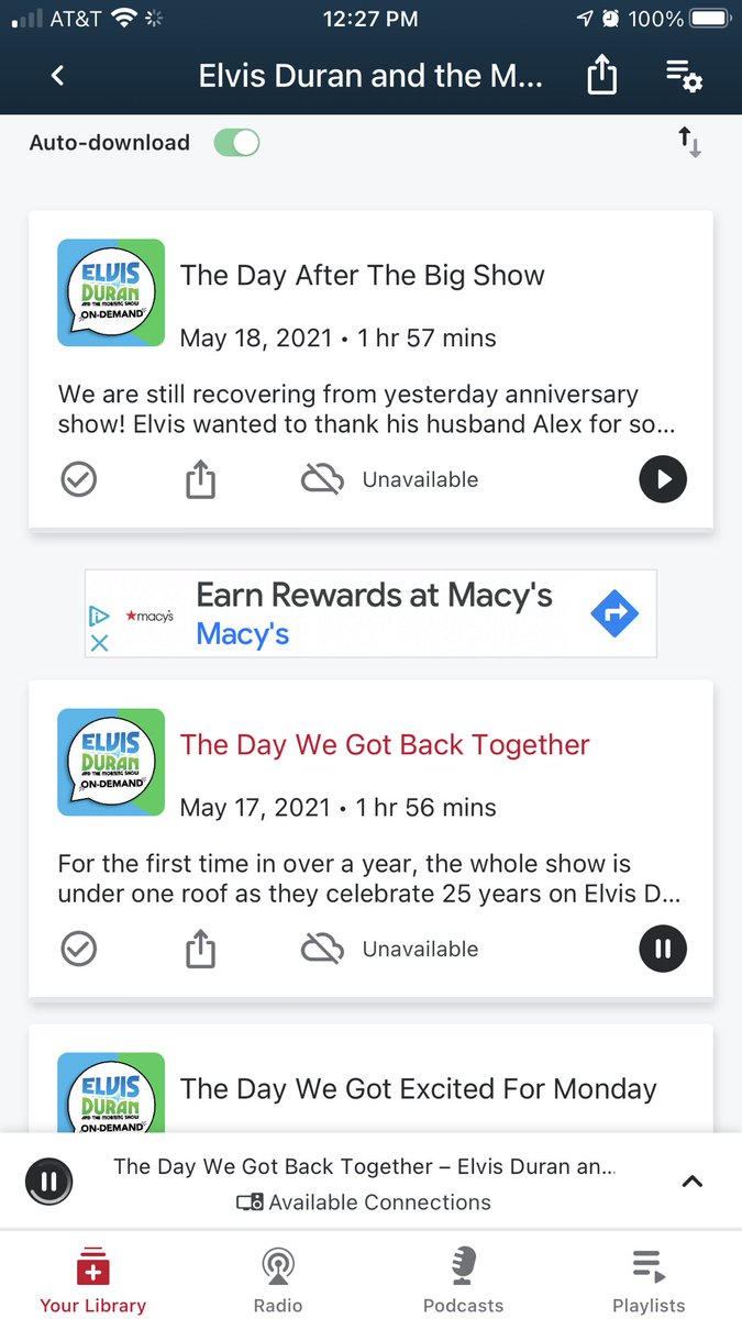 mariah12047's tweet photo. @ElvisDuranShow  O no I’m having a panic attack why can’t I listen to yesterday’s show says unavailable 😱😱😱 https://t.co/8t9tJI5AEe