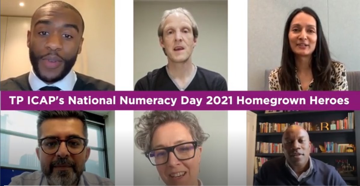 TPICAPGroup's tweet photo. As part of #NationalNumeracyDay tomorrow, watch our Homegrown Numbers Heroes from across #TPICAP talk about how they feel about numbers, how they have improved and what advise they'd give to those less confident with numbers. https://t.co/kM4E2oWgss @Nat_Numeracy https://t.co/r5EzYdBCyT