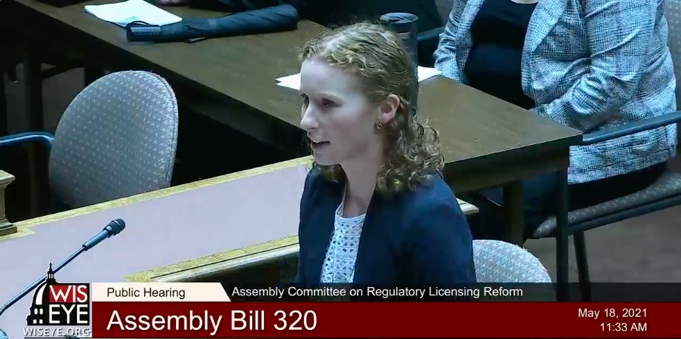 badgerinstitute's tweet photo. .@JulGrace3 “Eliminating the duplication of efforts will streamline the process of finalizing design plans and save many interior design small businesses – and their clients – both money and time.” #AB320 #wisconsin #madisonwi #wisconsinlife https://t.co/MEc0wpcd39