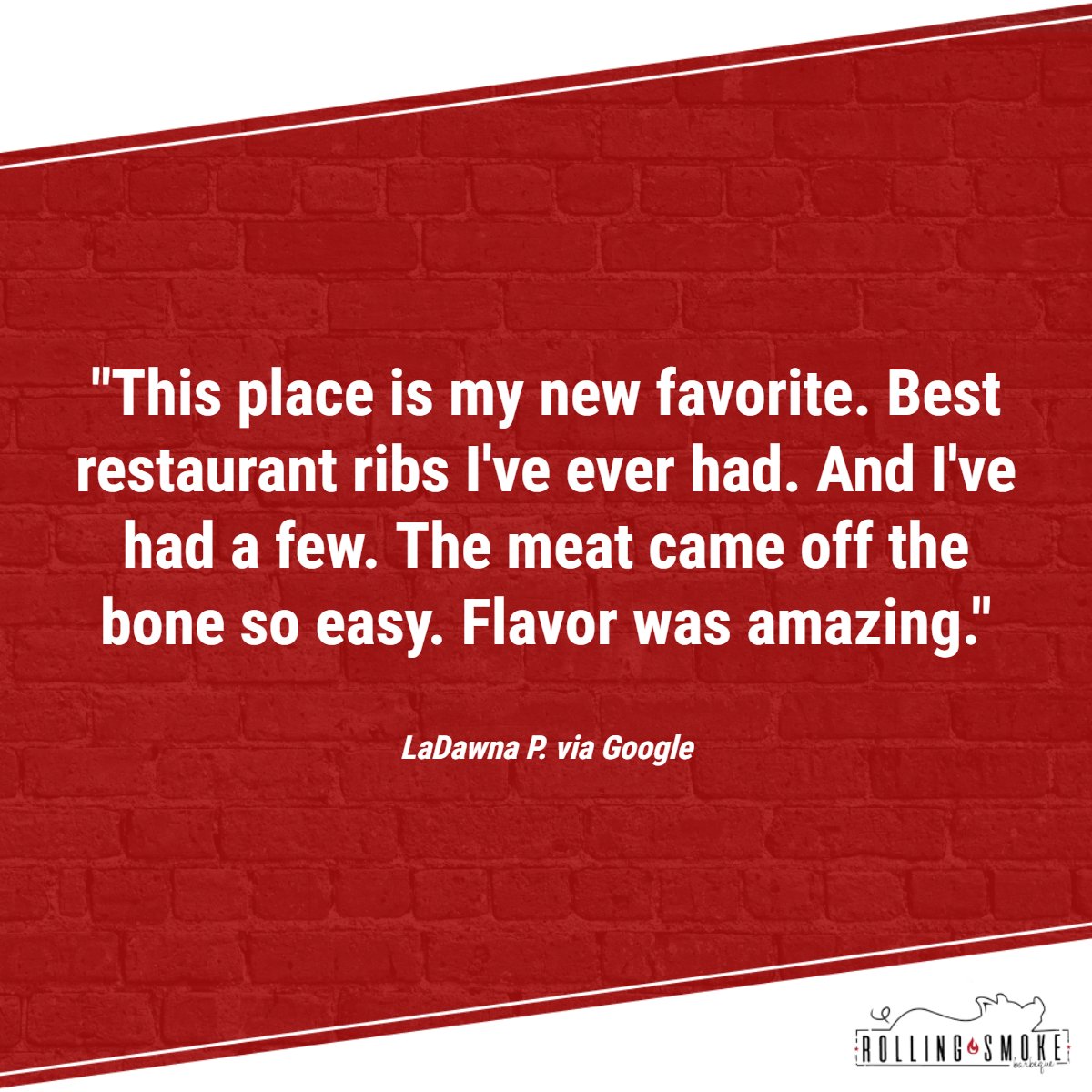 rsbbque's tweet image. Couldn’t have said it better ourselves. Come see what makes our food so delicious.