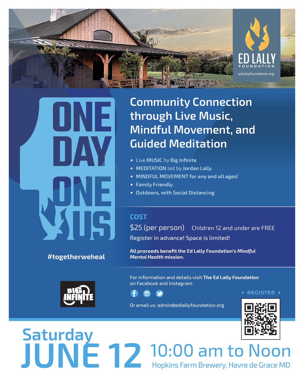 First in person event June 12th! Visit edlallyfoundation.org for more info or to register!