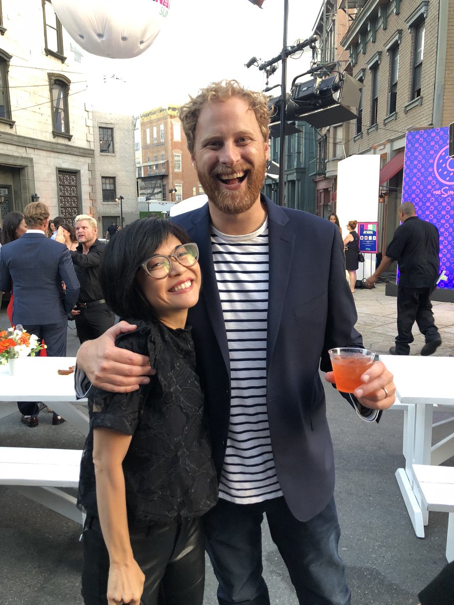 Tonight’s finale was written by @lillazuck <a href="/NoraZuckerman/">Nora Zuckerman</a> &amp; Sam Sklaver! Here is a #ProdigalSon #CelebrationPic of Sam and I at the TCA event in 2019. We were SO excited for you to see the show. Just like I am excited for you to see this finale. 💕 <a href="/FOXTV/">FOX</a> 8/9c