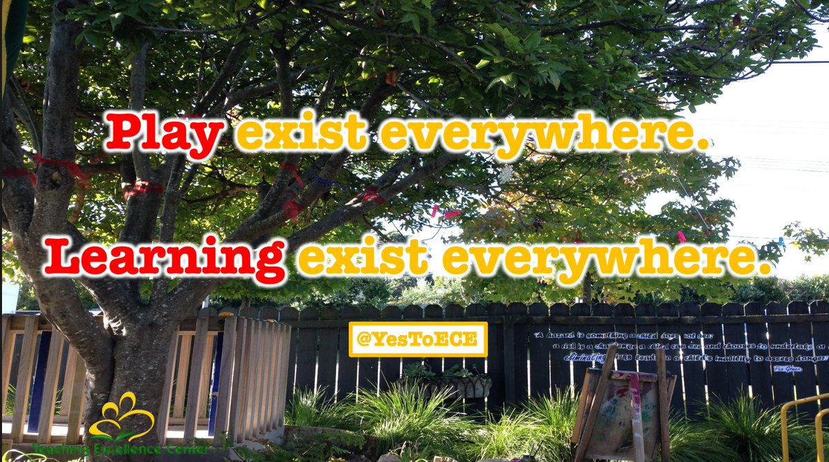 YesToECE's tweet image. If you really understand play you know it&apos;s about learning. 
#YesToECE
#PlayIsTheNewReal 
#PlayANDLearning