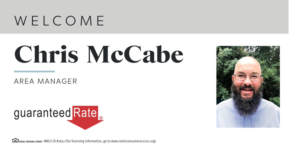 Welcome to the team, Chris McCabe!