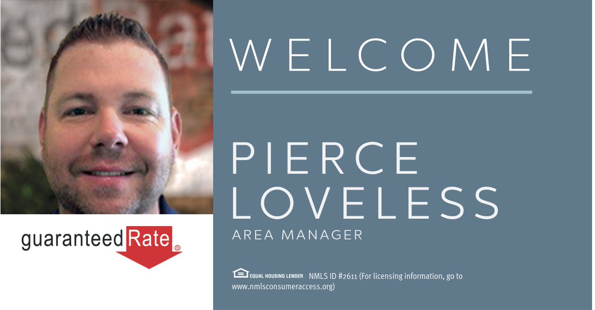 Please help me welcome Pierce Loveless to the team!