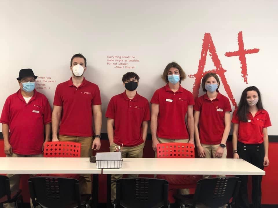 Mathnasium's tweet photo. The #mathinstructors at our centers may come in all ages, but they have one thing in common: they are bright, talented individuals who excel in academia, like the team from @mathnasiumofYUK. You can trust that your child is in good hands when they learn with us!🤩🌟 #Mathnasium https://t.co/YoxavZx1Lg