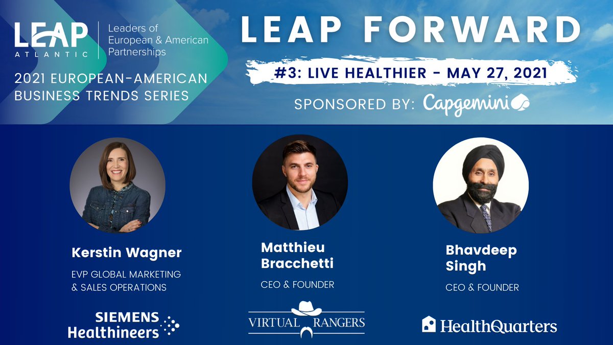 Join us next Thursday, May 27, for a look at how the digital revolution is reshaping healthcare. Systems are being overhauled using tech to enhance the entire #patientexperience w/ @SiemensHealth, @Virtual_Rangers & #Healthquarters!