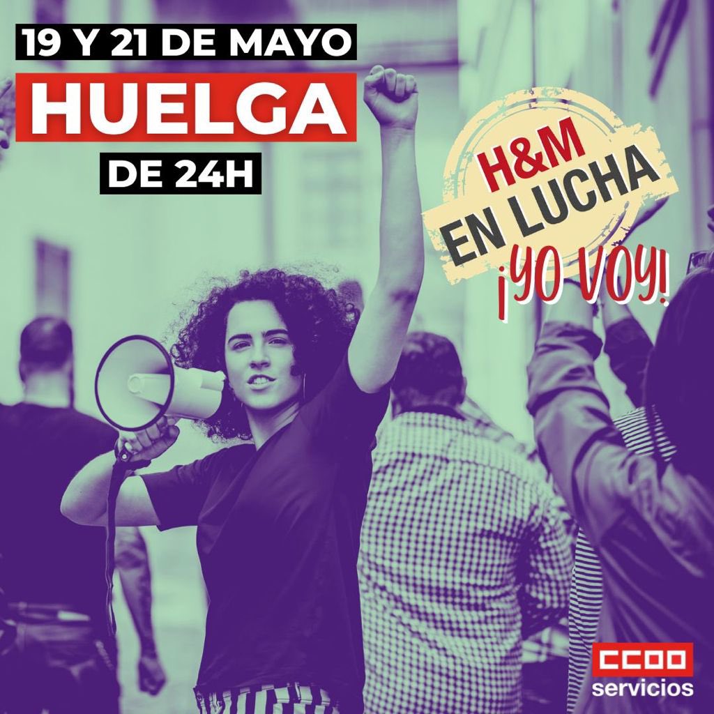 19M. Tras el masivo seguimiento de los paros parciales, primera jornada de #HuelgaHM 24H contra el #ERESalvaje de @hmespana #HMenLucha