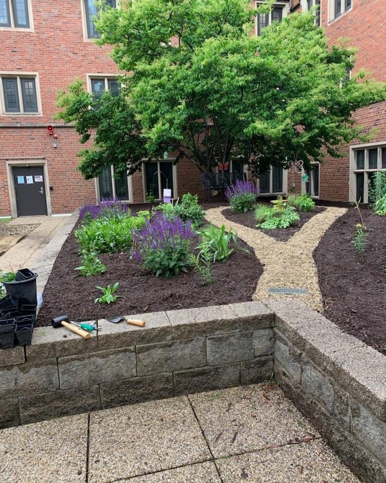 <a href="/UIHealth/">UI Health</a> nurses &amp; volunteers doing some spring cleaning in the Pediatrics Memorial Garden🌷🌻🌹Thanks so very much to everyone that helped!💙 <a href="/thisisUIC/">University of Illinois Chicago</a> <a href="/UIClife/">University of Illinois Chicago Student Affairs</a> <a href="/UICHonors/">UIC Honors College</a> <a href="/UICLASGANAS/">LAS GANAS</a> <a href="/uicknclub/">UIC Kinesiology Club</a> <a href="/UICReady/">UIC Ready</a> <a href="/UICBrownCoat/">UIC EM Residency</a> <a href="/UICnursing/">UIC Nursing</a> <a href="/UICPharm/">UIC Retzky College of Pharmacy</a> <a href="/uicpublichealth/">UIC School of Public Health</a> <a href="/UICancerCenter/">University of Illinois Cancer Center</a> 
.