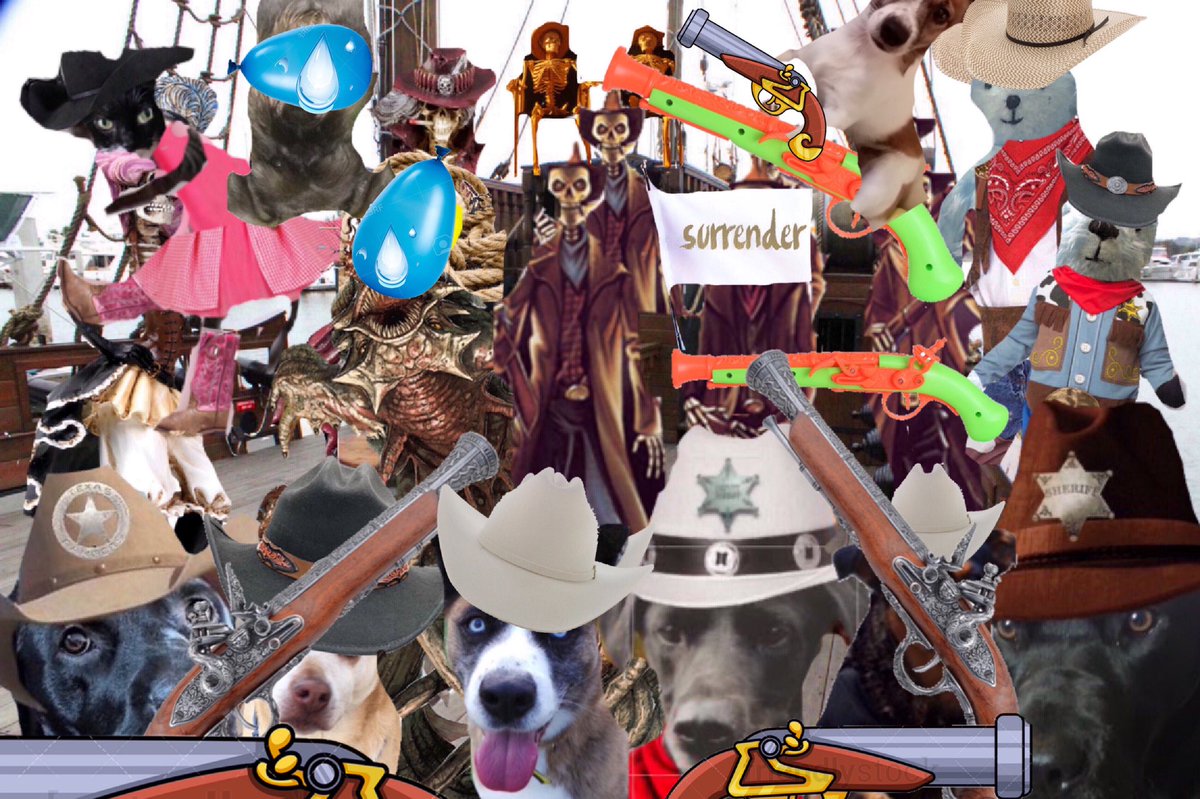 SheilaMSpence1's tweet photo. The Battle moves from High Noon on Main Street to the deck of the ship where #CrewSedaka is victorious #ZSWesternWeek #ZZST #ZSHQ https://t.co/ubzyGAcvjm
