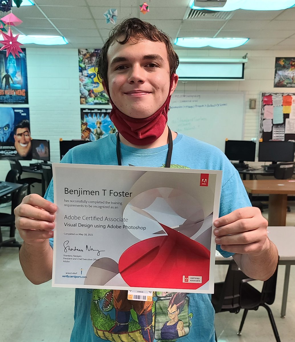 Mojo_Animation's tweet image. Congratulations to another student who is certified....
@mojoartdojo @CTE_ECISD @ScottMuri @mojocte @ecisdgraphicdes
