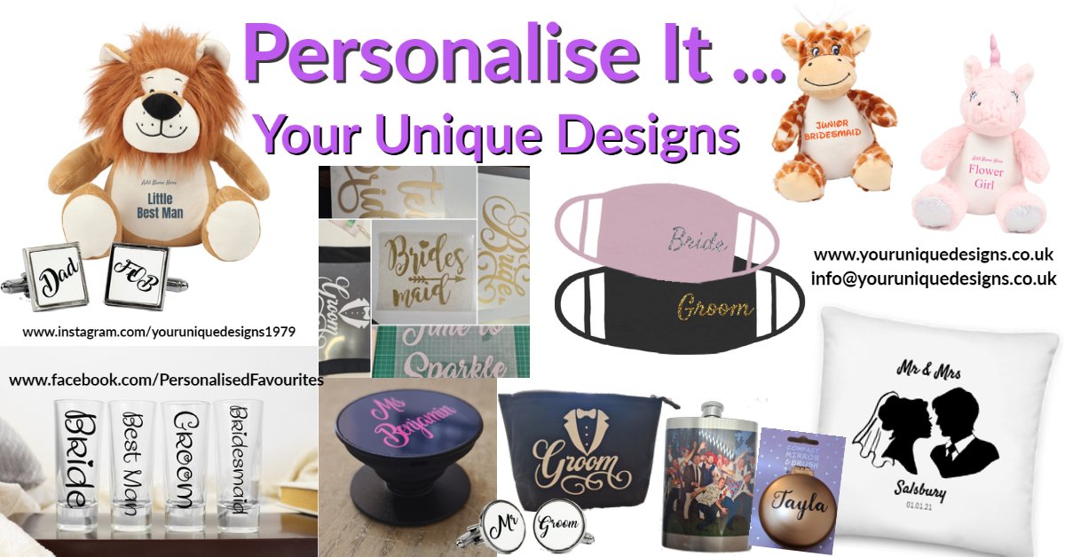 Personalised Wedding Gifts and Favours
youruniquedesigns.co.uk 
Info@youruniquedesigns.co.uk 
#fypシ #fyp #viral #essex #SmallBusiness #supportsmallbusiness #shoplocal #weddinggift
#weddingfavours #weddingideas
#weddings
#essex #bridetobe
#groomtobe #bestmangift #mumbles