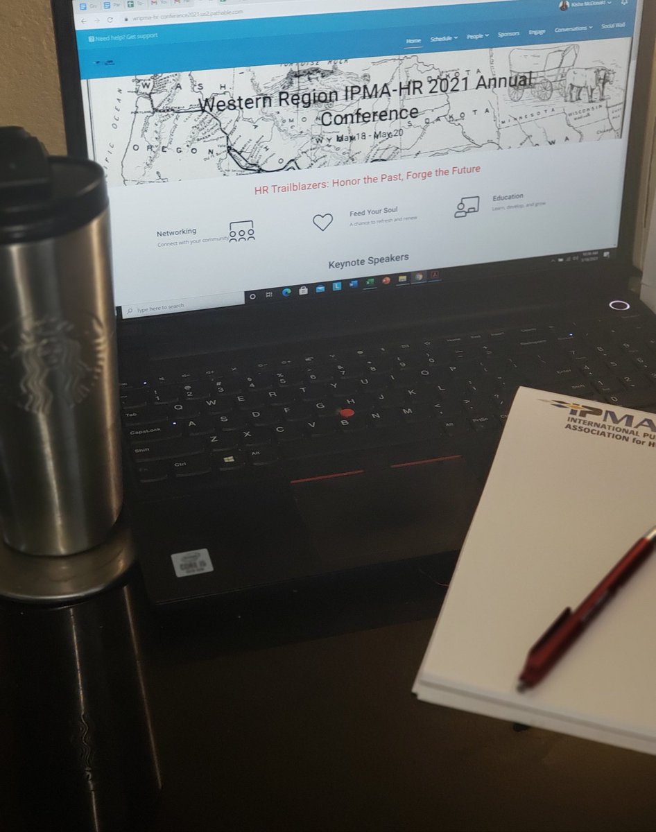 The WRIPMA-HR Conference started on a high note with keynote speaker <a href="/Eric_M_Bailey/">Eric M Bailey</a> discussing diversity and inclusion.  All I can say is WOW!  #WRIPMAHR2021