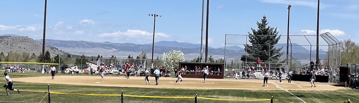 Great day for softball. Taking in AA divisional in both Helena and Belgrade.