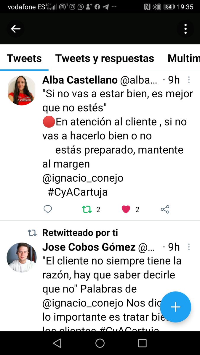 Hoy he vuelto al #CyACartuja de la mano de <a href="/jmalex/">José Miguel García P</a>, a hablar a sus alumnos de las ventajas de una buena #AttCliente (en algunos casos, #Descalabración😅).
Ha sido un lujo José Miguel: tienes unos alumnos fantásticos, inteligentes, atentos y curiosos.
Enhorabuena👏🏽👏🏽👏🏽👏🏽