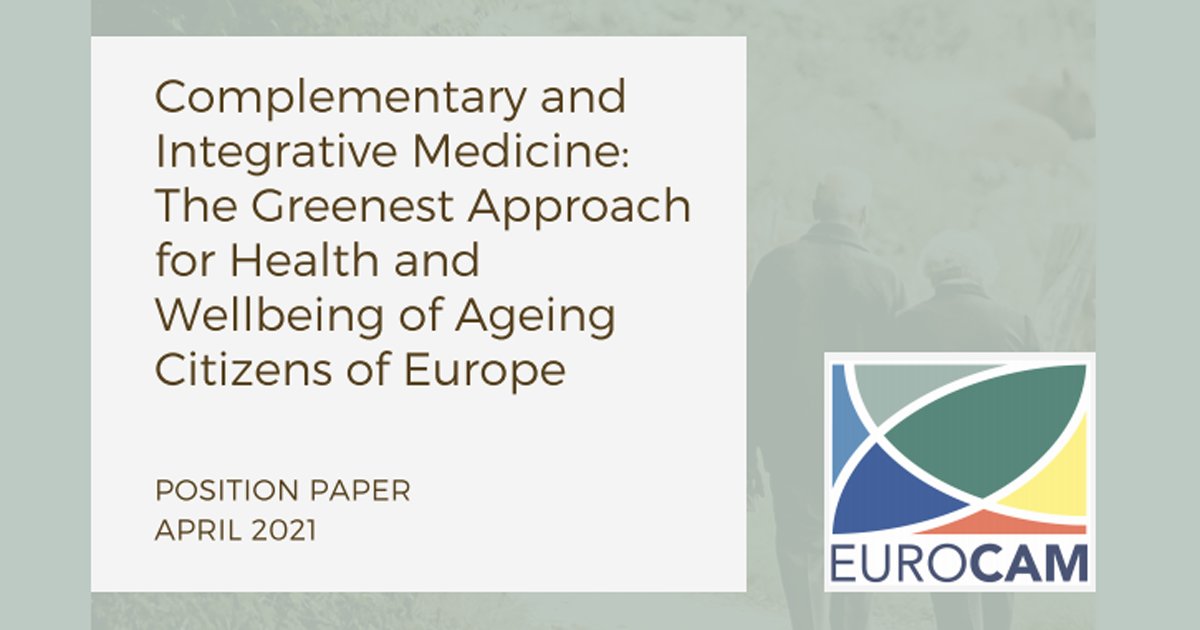 The Greenest Approach for Health and Wellbeing of Ageing Citizens of Europe. #IntegratedMedicine #ArtofHealing #Sustainable #Green
bit.ly/3w79c95