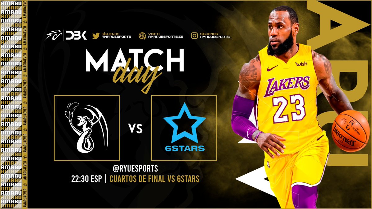 AmaruEsports's tweet photo. #NBA2K21 🏀

¡Volvemos a la carga en esta sección! 🔥

🏆 | @RYUeSports
📌 | Cuartos 
🆚 | @6starsEsports
⏰ | 22:30 
📺 | https://t.co/a6MlmR1MMH   

#AMARU4EVER ♥️ https://t.co/HsVXzWltI9