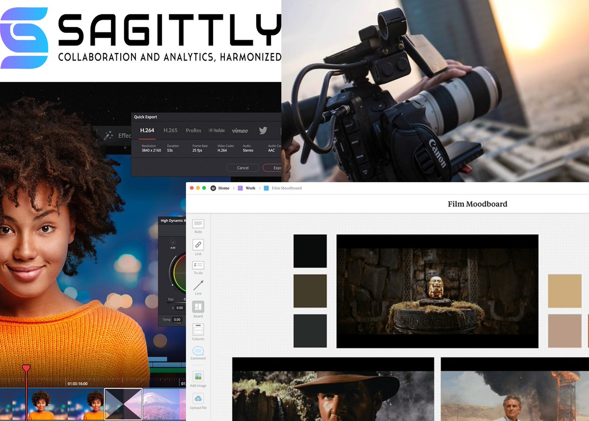 sagittly's tweet photo. How much filmmaking software is there that allows for collaboration? https://t.co/7AkvGVNx2C #tuesdayvibe #TuesdayTrivia #filmmaking #saas #filmproducer #setlife #finallysagittly https://t.co/g30xyQRjUL