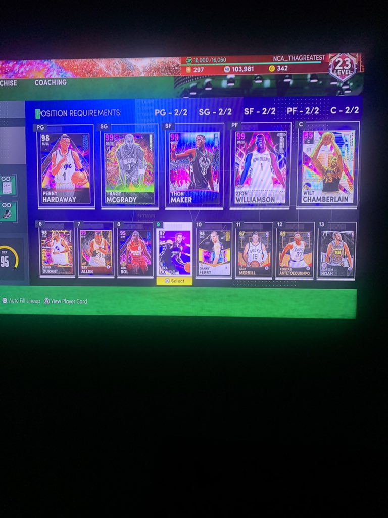 NCAwalkingbuck's tweet photo. @NBA2K_MyTEAM Suggestions https://t.co/WjePFDNvNP
