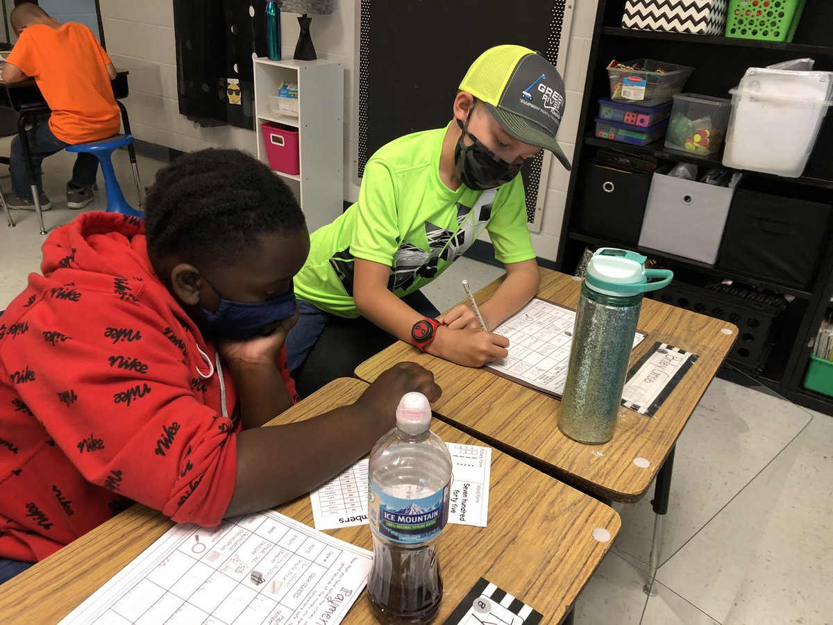 MrsJonesSES's tweet photo. Our last day of solving Place Value Mysteries! https://t.co/GxBjKZ5Bj0