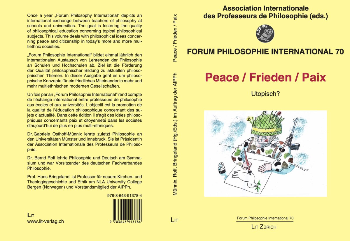 The new volume of our annual publication, Forum Philosophie International, has just been published by LIT Verlag and will be sent to our members at the end of the week. For non-members, a copy is available at lit-verlag.de/detail/index/s… #philosophie #philosophy