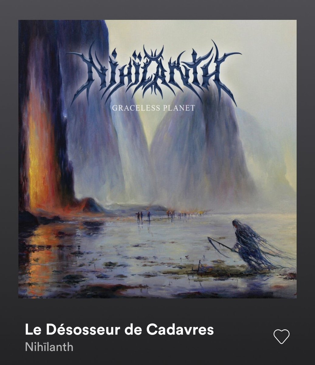 Adracom's tweet photo. 9.3/10 🤘🏻
#GracelessPlanet amazing death metal release #Nihïlanth
#LeDésosseurDeCadavres https://t.co/Vh5nrqhtTh