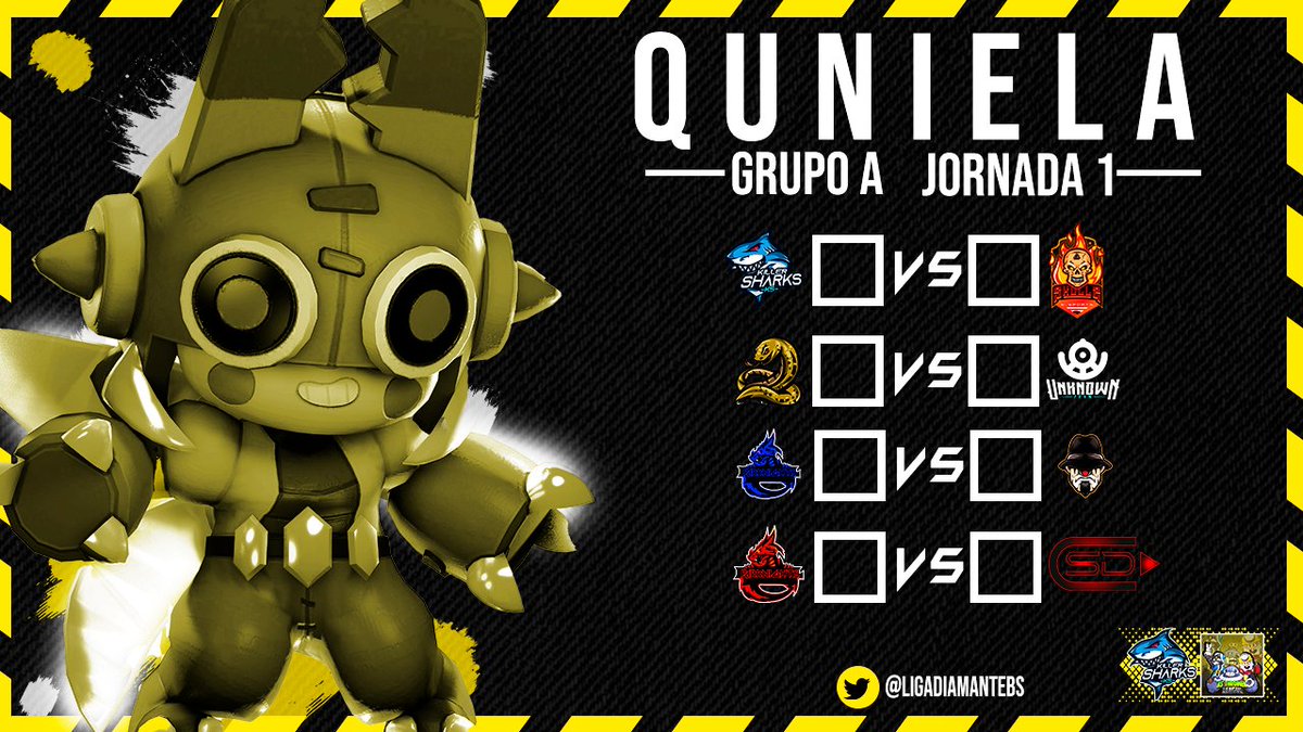 #LigadiamanteBS #Quinielaestelar 🌟
J O R N A D A  1

24 horas a partir de este momento para hacer sus predicciones para el grupo A.