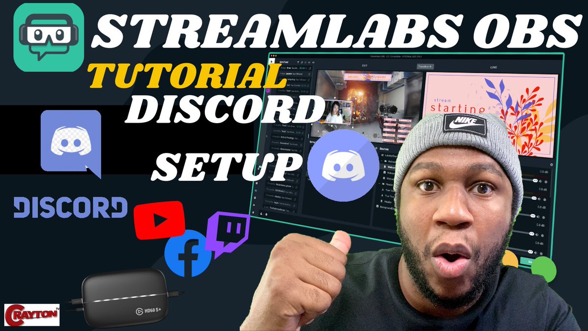 CraytonTv's tweet photo. Happy Tuesday. New #YouTube video is live hope you enjoy. #StreamlabsOBS #StreamlabsTutorial #StreamlabsDiscordSetup - CRAYTON TV
https://t.co/lpk76qXD5K https://t.co/6lNukEOFZb