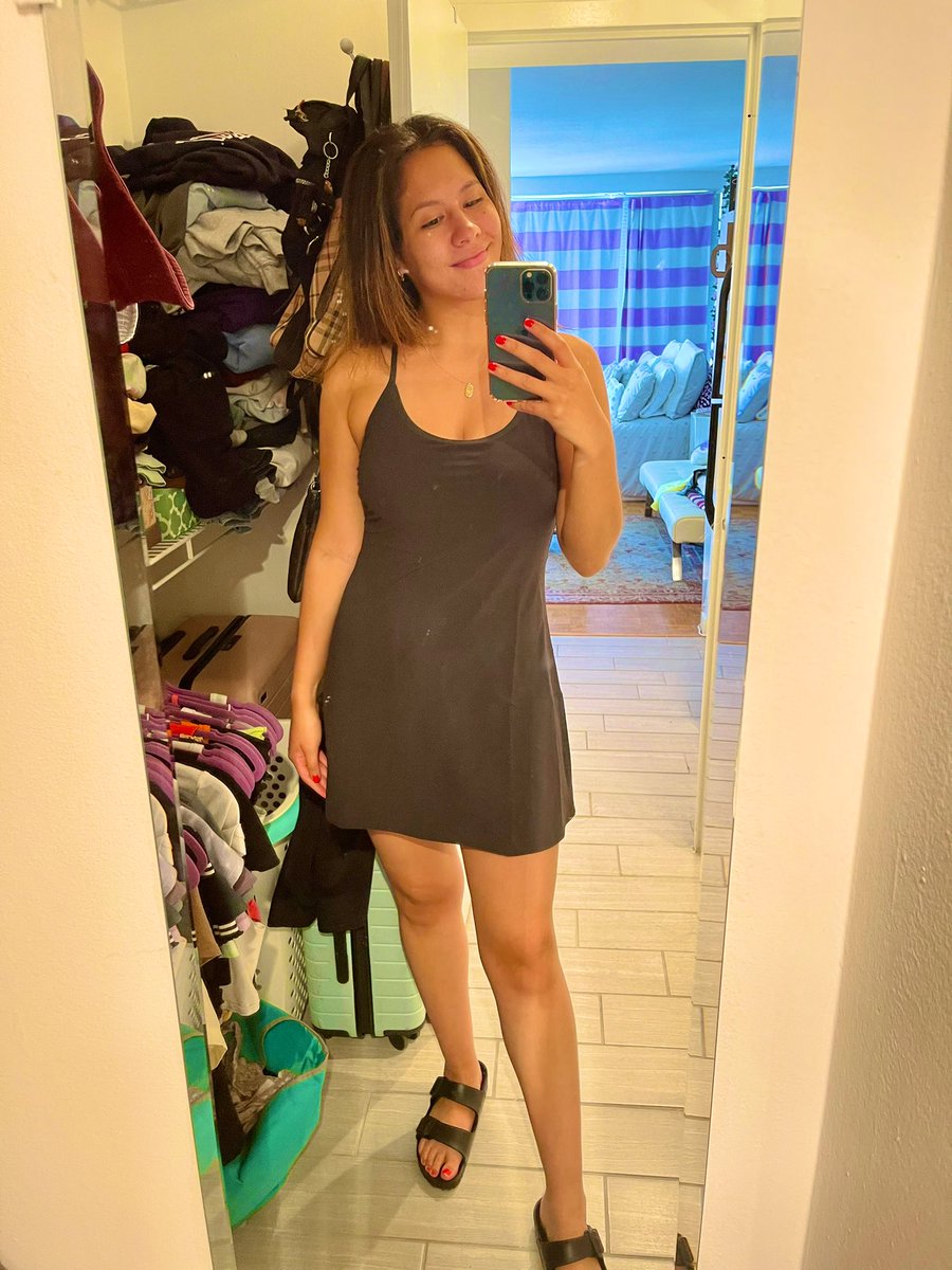 On today’s edition of “tiktok made me do it” I finally got the famous outdoor voices dress I’ve been eyeing 5ever WORTH IT