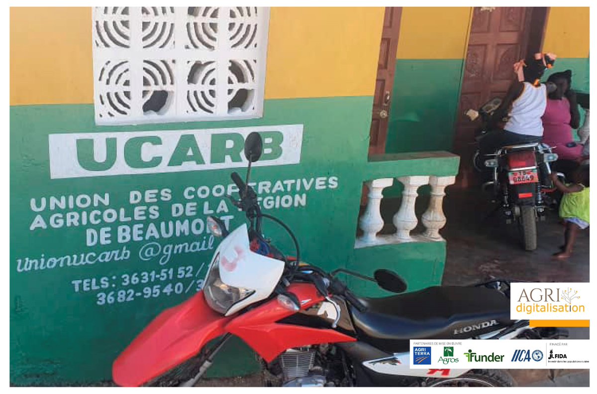 AgriterraLAC's tweet image. Agriterra #Haïti visite l’Union de #Cooperatives #Agricoles de la Région de Beaumont - #UCARB pour faire l’Analyse Rapid de Vulnérabilité, qui permettra d’identifier les besoins de l’organisation et faire le plan d’action de #solutionsnumériques et #transactionsélectroniques