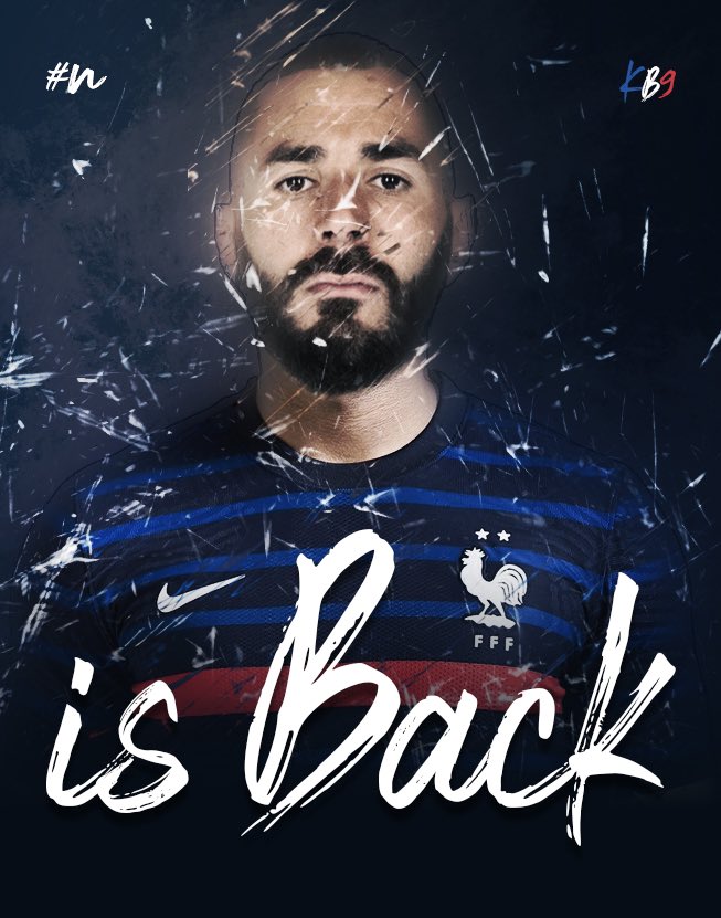 tomneed7's tweet image. #kb9 is back !
#Bleus #edf #EURO2020 @Benzema #Deschamps #Benzema