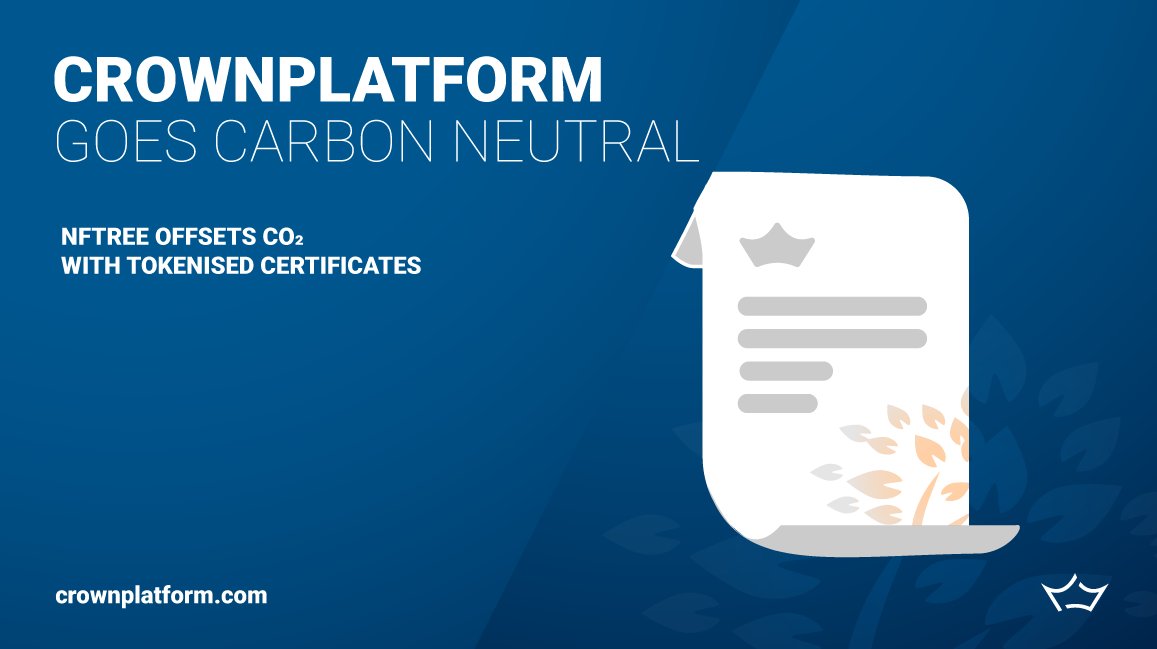 CrownPlatform's tweet photo. "Amidst the #Bitcoin energy consumption debate, 3 out of 4 @CrownPlatform blocks mined during 2021 are carbon neutral."

📣https://t.co/glkPRk2myi press release:

https://t.co/ud6aEnsgtq

$CRW #carbonneutral #carbonfootprint #cryptotwitter #CO2 #NFTCommunity https://t.co/1LvG2Y2qnv