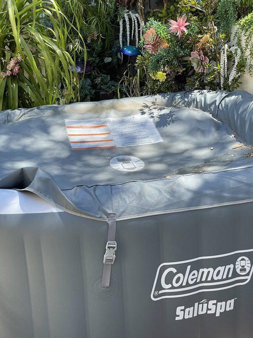 FOR SALE - one used blow up hot tub. Inquire within https://t.co/SJv7zgLViN<a href="/tag/twitch"class="tags"><span>#twitch</span></a>