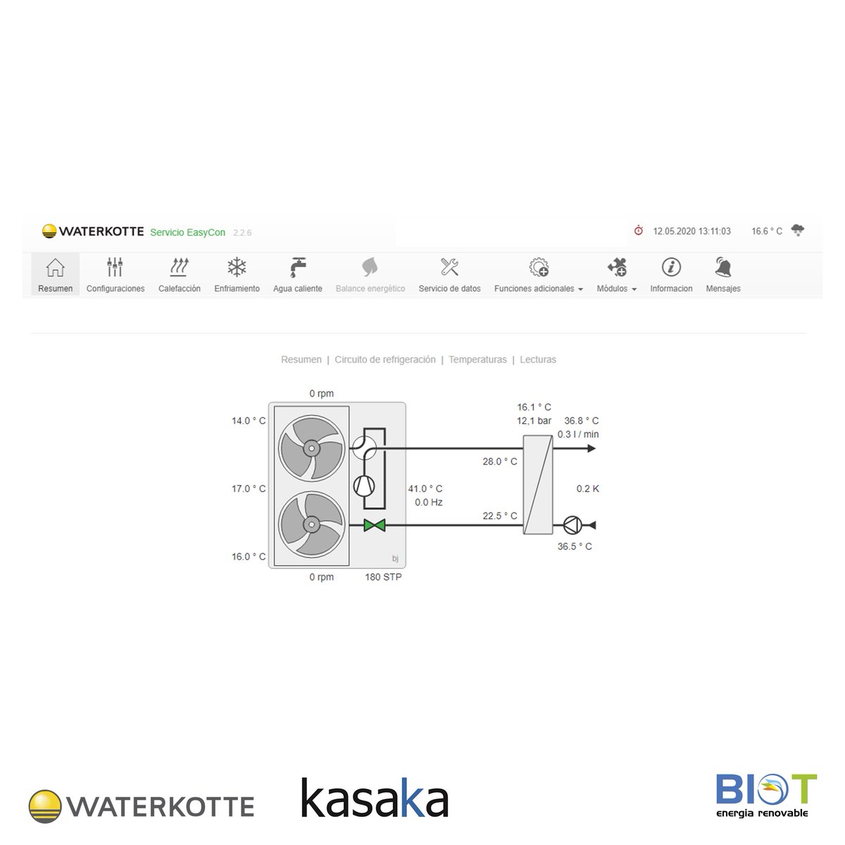 📲CONTROL I MONITORITZACIÓ DE SERIE EN TOTA LA GAMMA D’EQUIPS ECOTOUCH.
-
😉La qualitat sempre resulta en economia!
-
🔥I tenir controlada la nostra bomba de calor les 24/7 de l’any també!