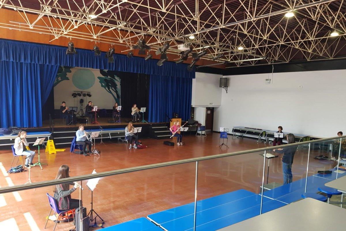 "It is just so good being back playing together!" 
- the very words of one of players after our second live rehearsal of 2021 last Sunday.
Hear, hear! 👏👏👏👏👏 

Latest photos from the LYSO String, Wind &amp; Brass ensembles with geometric roof.

#YouthVoice

@LancMusicHub