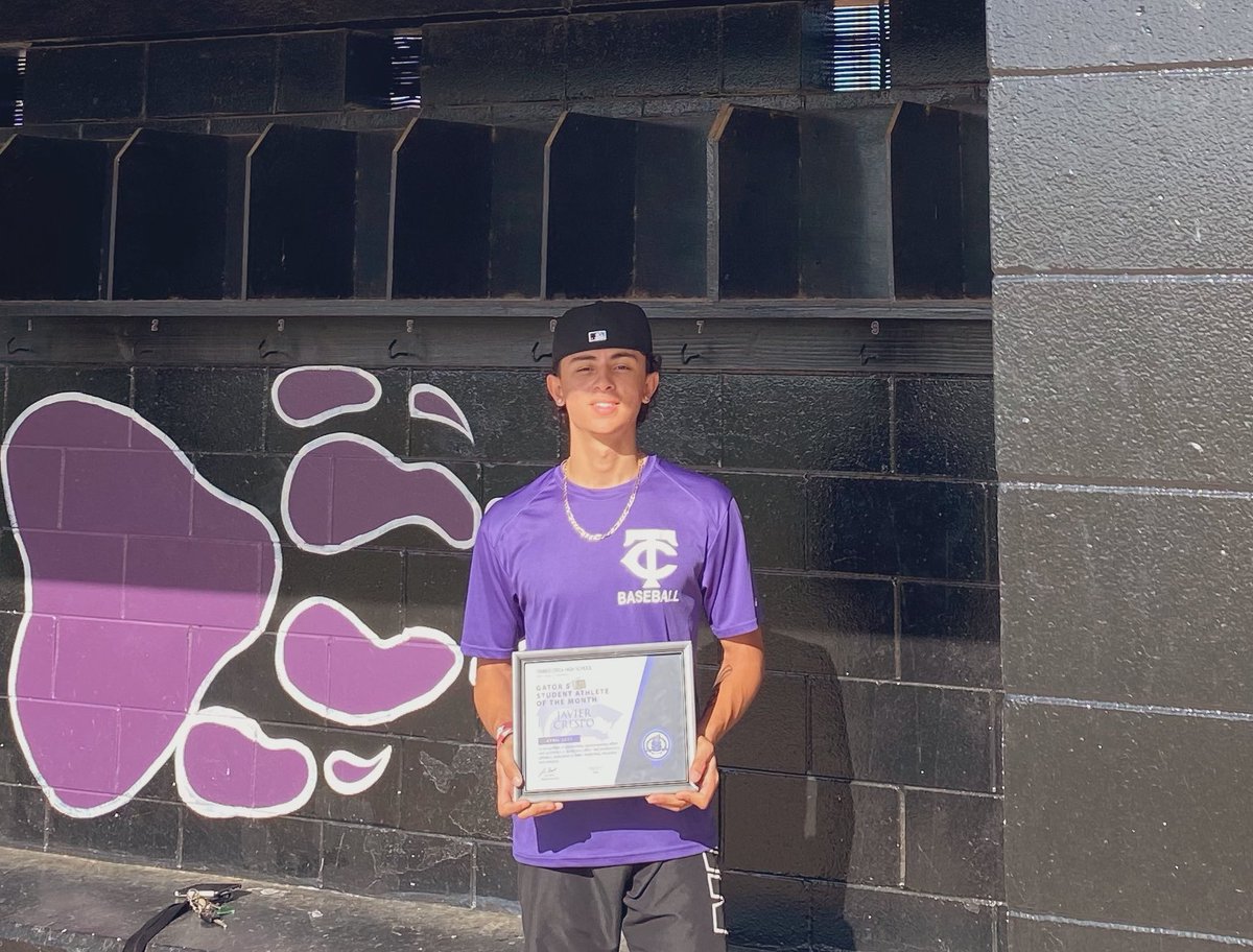 TC__Athletics's tweet photo. Shout out to these two ⭐️s! Our Gators Dockside Student Athletes of the Month for April. 

Sr, @javiercrespopr ⚾️
So, Casey O’Neill 👟

#WeAreTC #StudentAthletes @TCHSWolves @TCHSWolvesBB https://t.co/1RTwXHPmZF