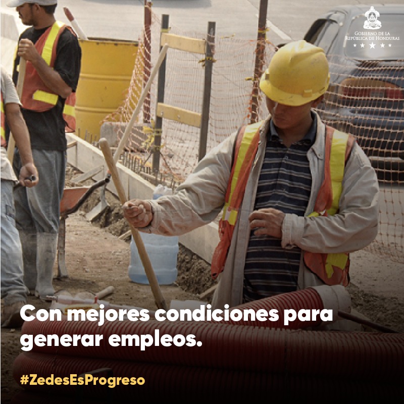 SEPresidencial's tweet photo. Las Zonas de Empleo y Desarrollo Económico, son una respuesta y una solución para generar EMPLEOS DE CALIDAD, con BUEN SUELDO y otros beneficios para los trabajadores.
#ZEDESEsProgreso https://t.co/Z4a3TEEwaD
