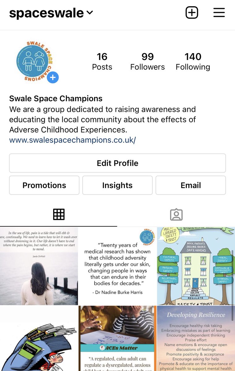 SpaceSwale's tweet photo. Swale Space Champions is a group dedicated to raising awareness in #Swale about the effects of Adverse Childhood Experiences, and we’d love it if you gave us a follow... especially on Instagram as we’re SO close to 100 followers! 
https://t.co/dNpynqY2D3 

#mentalhealth #ACEs https://t.co/zz9GWXaLxD