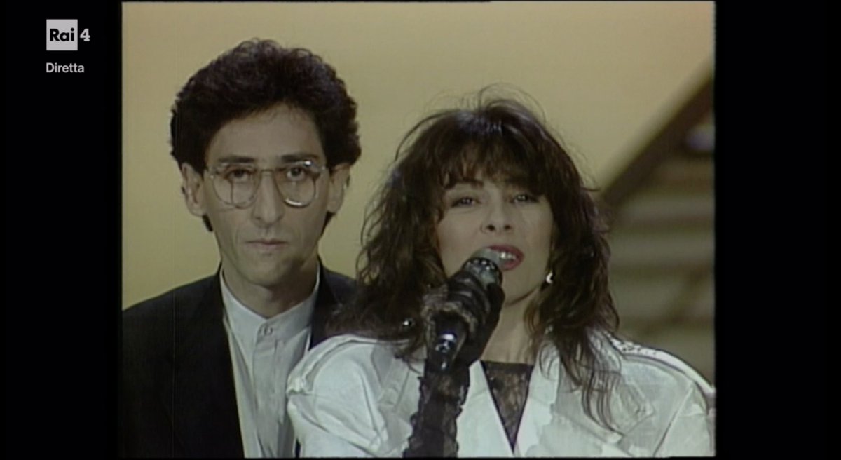 EurovisionRai's tweet photo. #Eurovision 1984, il maestro Battiato insieme ad Alice ne "I Treni di Tozeur" 💙

In ricordo di #FrancoBattiato 
#ESCita #ESC2021 https://t.co/S5fGSw3k0z