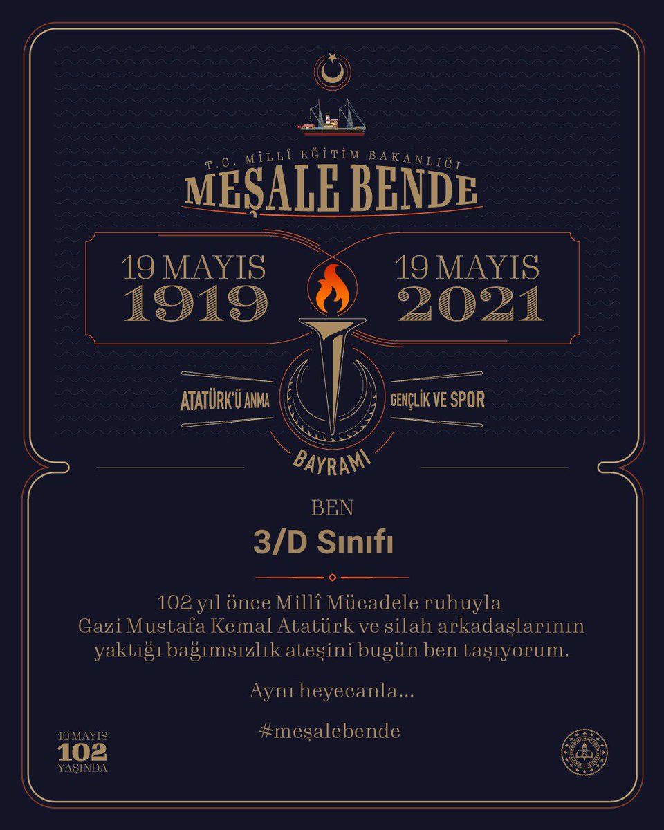 #meşalebende 19 Mayis Atatürk'ü Anma, Gençlik ve Spor Bayramı kutlu olsun🎈🎈🎈🎈<a href="/hataymem/">Hatay İl Millî Eğitim Müdürlüğü</a> <a href="/Antakya_ilceMEM/">Antakya İlçe MEM</a> <a href="/ziyaselcuk/">Ziya Selçuk</a> <a href="/tcmeb/">Millî Eğitim Bakanlığı</a>