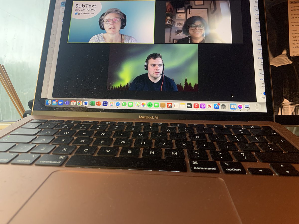 The people that make the magic happen <a href="/RealGPeel/">Gareth Peel</a> <a href="/wendy_osmond/">Wendy Osmond</a> <a href="/subtextlive/">SubText Live Captioning</a>
